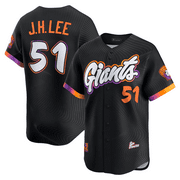 Youth Giants Jung Hoo Lee#51 Jersey Baseball Team Fan Jerseys Classic Player T-shirt Game Sports Short Sleeved Tops Embroidered Button-down Shirt