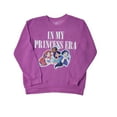 thumbnail image 1 of Youth Girl's Soft Long Sleeve Crewneck French Terry Sweatshirt (Princess Era, S (6/7)), 1 of 2