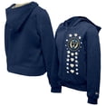 thumbnail image 1 of Youth Girls-5th & Ocean by New Era  Navy Philadelphia Union Boxy Full-Zip Hoodie, 1 of 3
