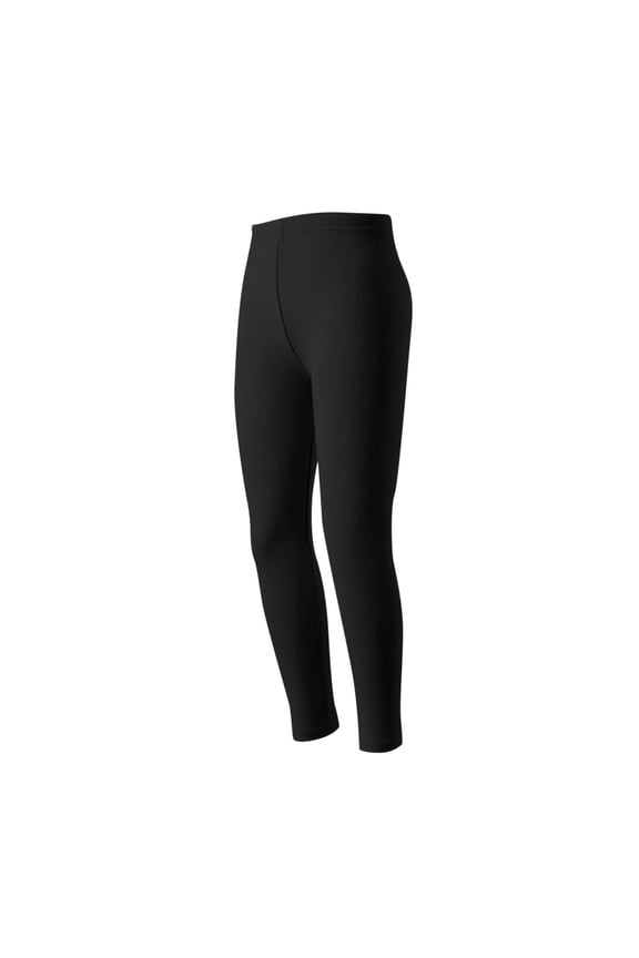 Youth Girls Boys' Compression Leggings Tights Athletic Pants Sports Base Layer for Kids Black 3-4 Years