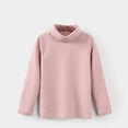 thumbnail image 1 of Kids Girls Boys Long Sleeve Shirts Classic Plain Colored Toddler Fall Sweatshirt Girls Under Shirts for Teen Boys 7-8 Years, 1 of 4