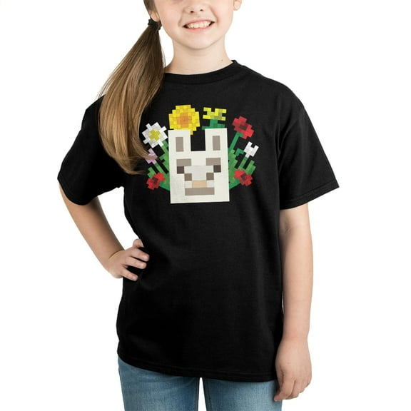 Youth Girls Minecraft Short-Sleeve T-Shirt-X-Large