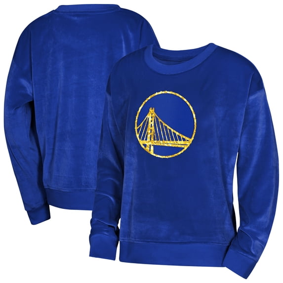 Youth Girls Outerstuff Royal Golden State Warriors Step Back Sweatshirt