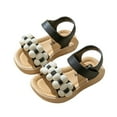 thumbnail image 1 of Youth Girls' Sandals, Thickened Summer Fashion Sandals, Soft Sole, Beach Sandals, Open Toe, Cute Design, Comfortable, Ages 1-11 Years, 1 of 3