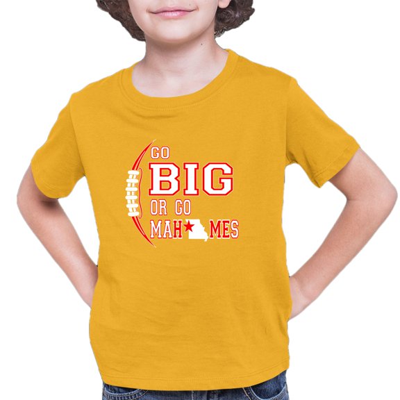Youth Go Big Or Go Home City Of Kansas City Pride T-Shirt