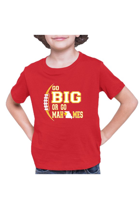 Youth Go Big Or Go Home City Of Kansas City Pride T-Shirt