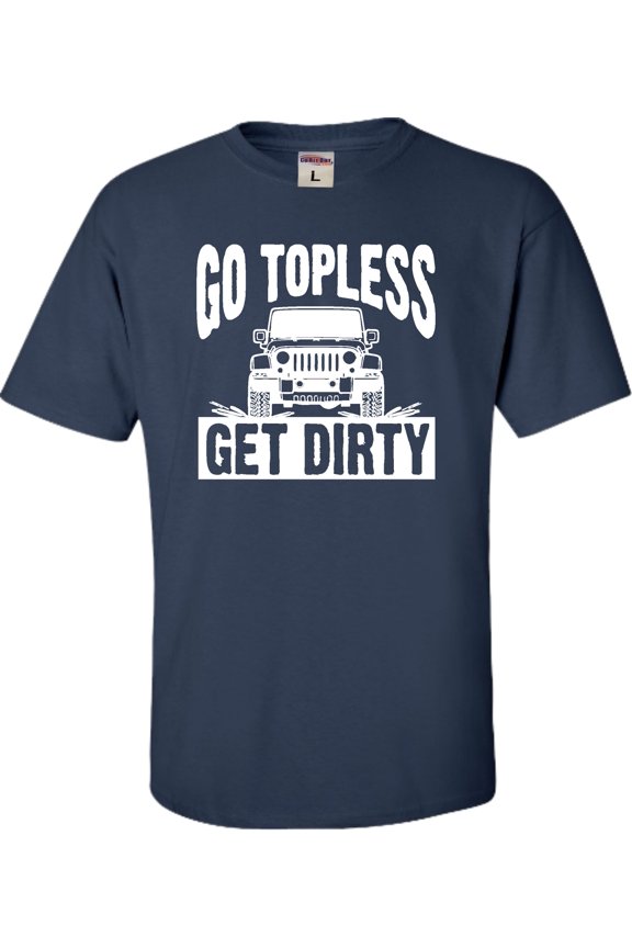 Youth Go Topless Get Dirty Off Roading T-Shirt