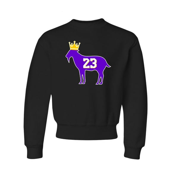 Youth Goat James G.O.A.T. King Crewneck Sweatshirt