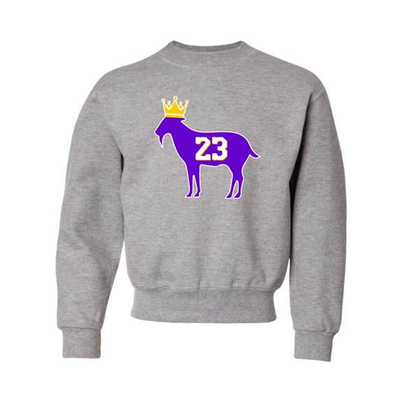 Youth Goat James G.O.A.T. King Crewneck Sweatshirt