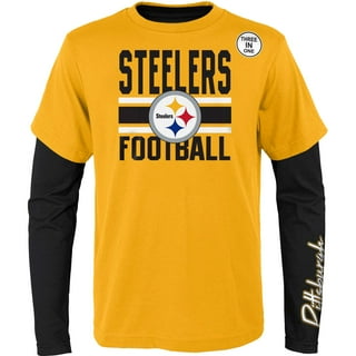 Outerstuff Steelers Youth Game Day 3 in 1 Combo T-Shirt - M