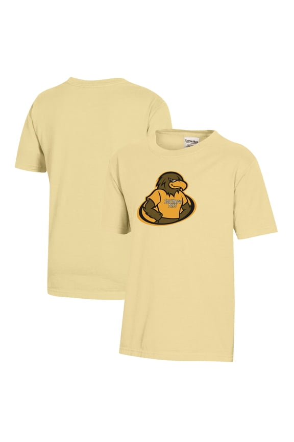 Youth Gold Southern Miss Golden Eagles Logo Comfort Wash T-Shirt