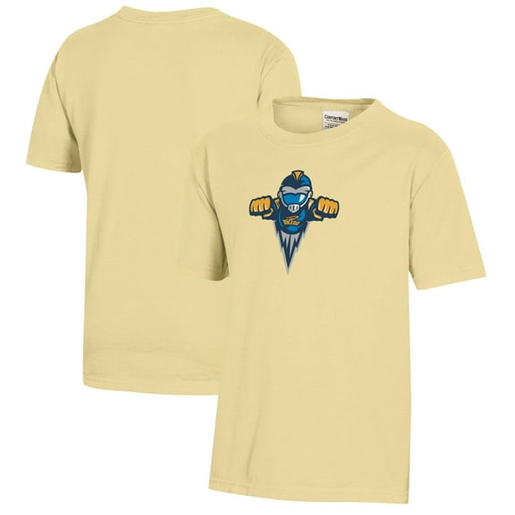 Youth Gold Toledo Rockets Logo Comfort Wash T-Shirt