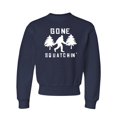 thumbnail image 1 of Youth Gone Squatchin' Gone Squatching Bigfoot Sasquatch Crewneck Sweatshirt, 1 of 1