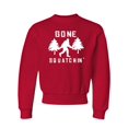 thumbnail image 1 of Youth Gone Squatchin' Gone Squatching Bigfoot Sasquatch Crewneck Sweatshirt, 1 of 1