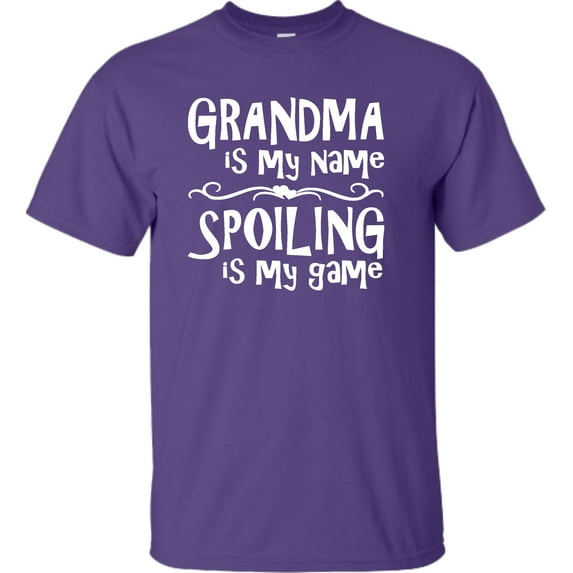 Youth Grandma Is My Name Spoiling Is My Game T-Shirt