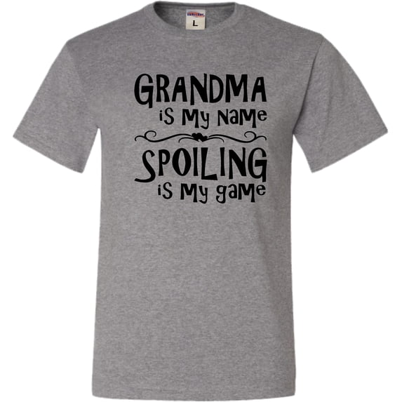 Youth Grandma Is My Name Spoiling Is My Game T-Shirt