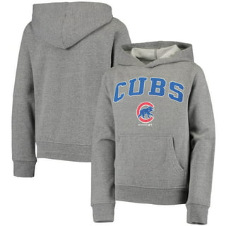 Chicago Cubs Mitchell & Ness Youth Retro Logo Pullover Hoodie - Royal