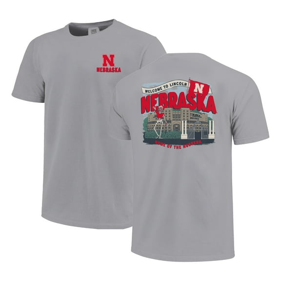 Youth  Gray Nebraska Huskers Local Campus Scene T-Shirt