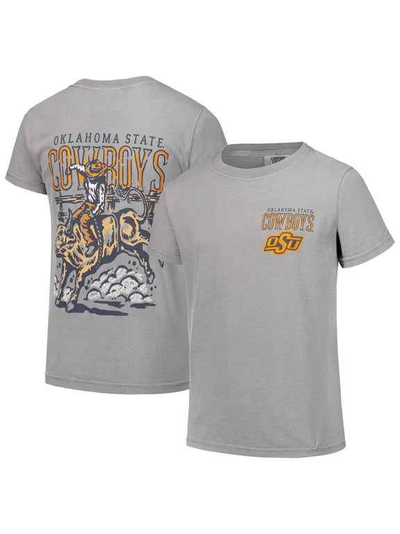 Youth Gray Oklahoma State Cowboys Hyperlocal Comfort Colors T-Shirt