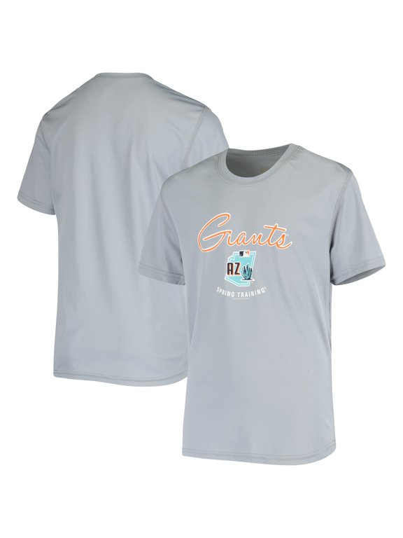 Youth Gray San Francisco Giants Spring Training Script Logo T-Shirt