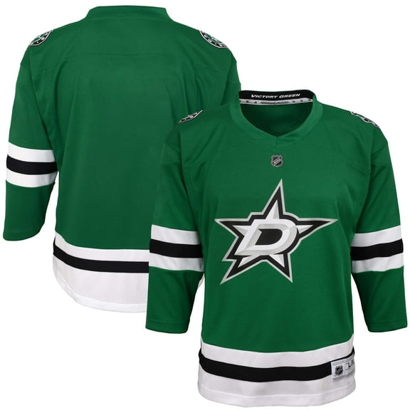 Youth Green Dallas Stars Home Replica Blank Jersey