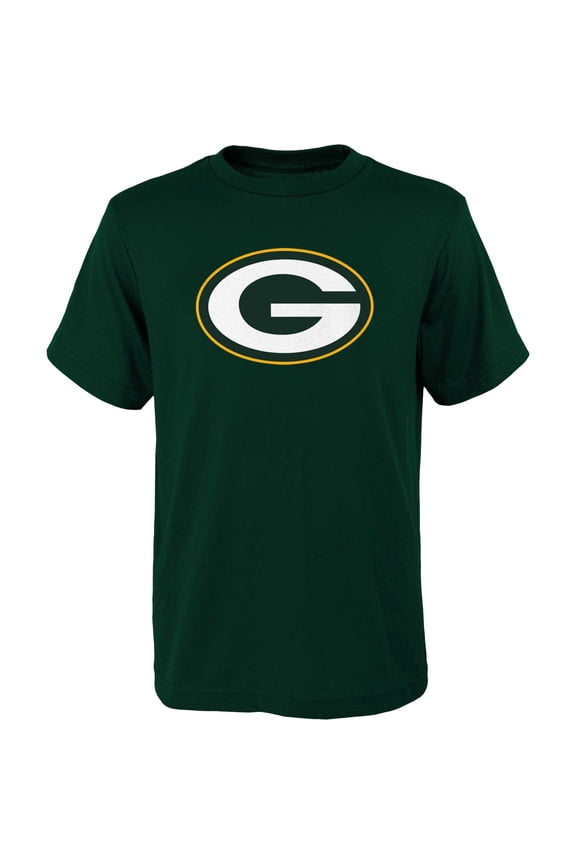 Youth Outerstuff Green Green Bay Packers Primary Logo T-Shirt