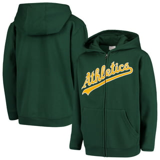Antigua Women's Oakland Athletics Green Victory Hooded Pullover