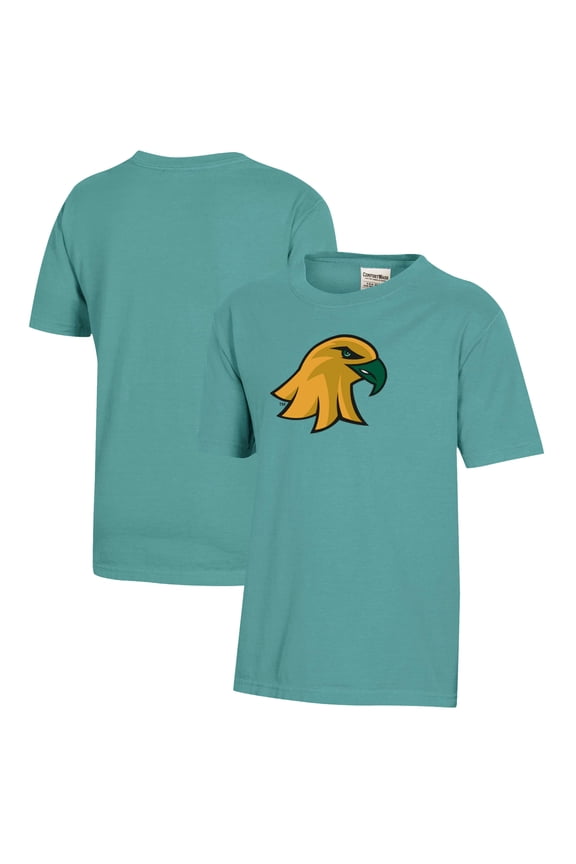 Youth Green SUNY Brockport Golden Eagles Logo Comfort Wash T-Shirt