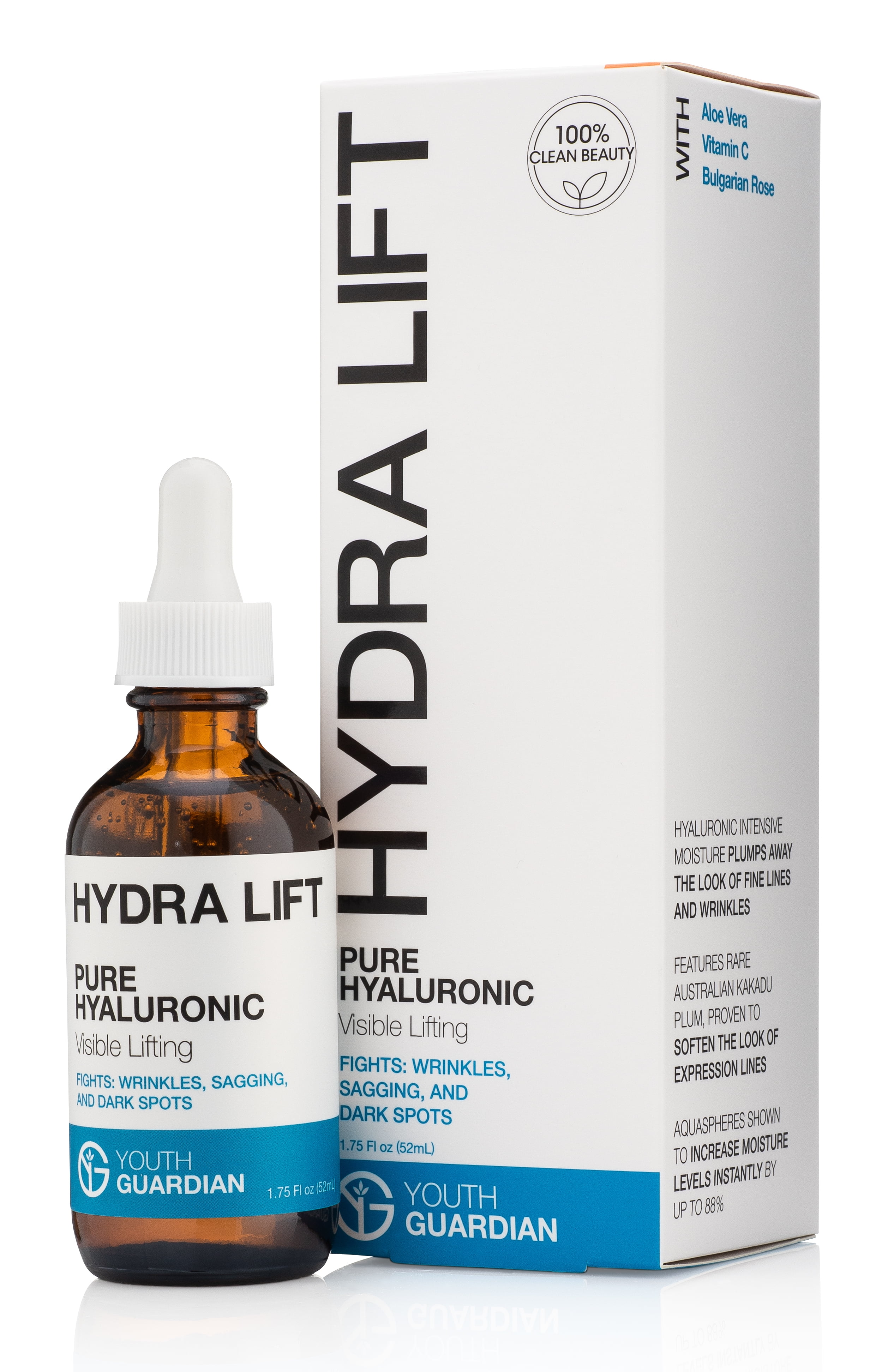 Youth Guardian Pure Hyaluronic Acid Hydra Lift Facial Serum 1.75 fl oz