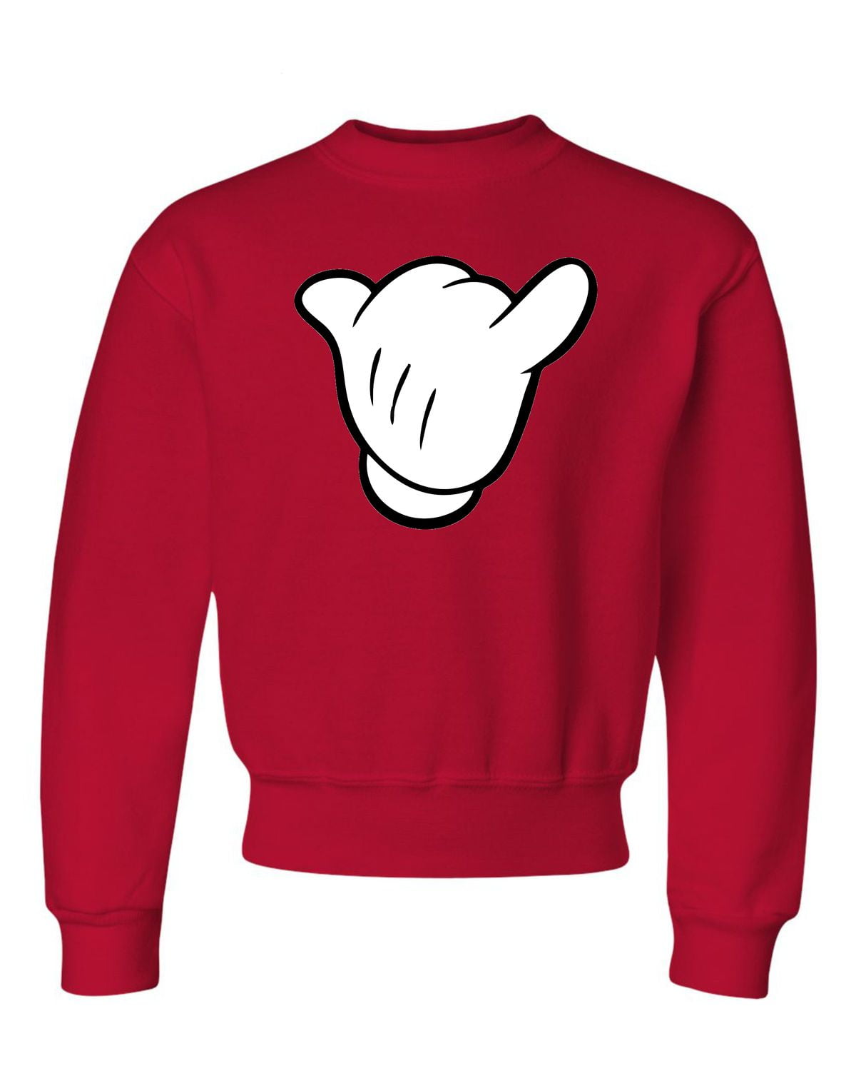 Mickey hands deals sweatshirt