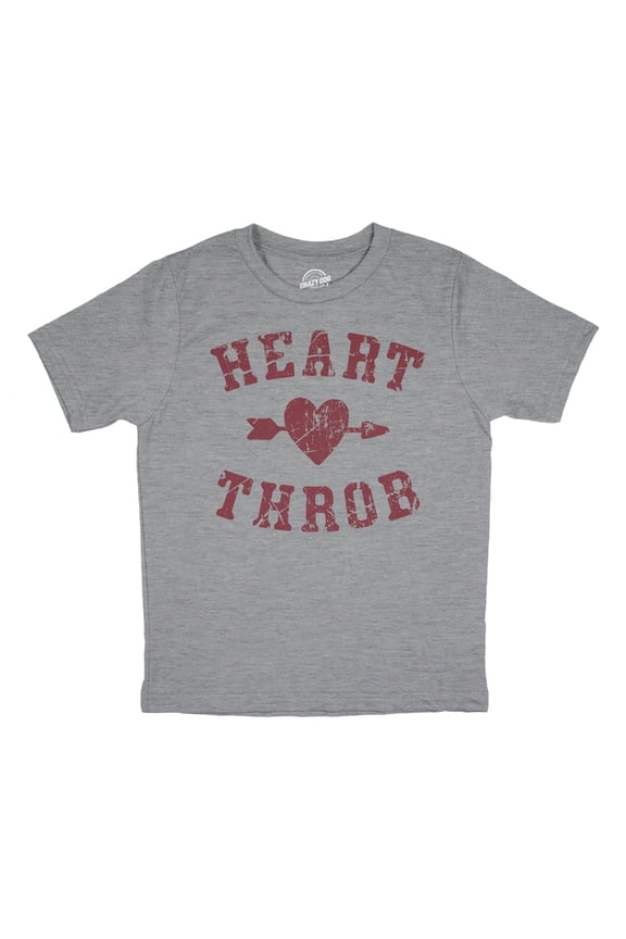 Youth Heart Throb T Shirt Cute Valentines Day T Shirts for Kids