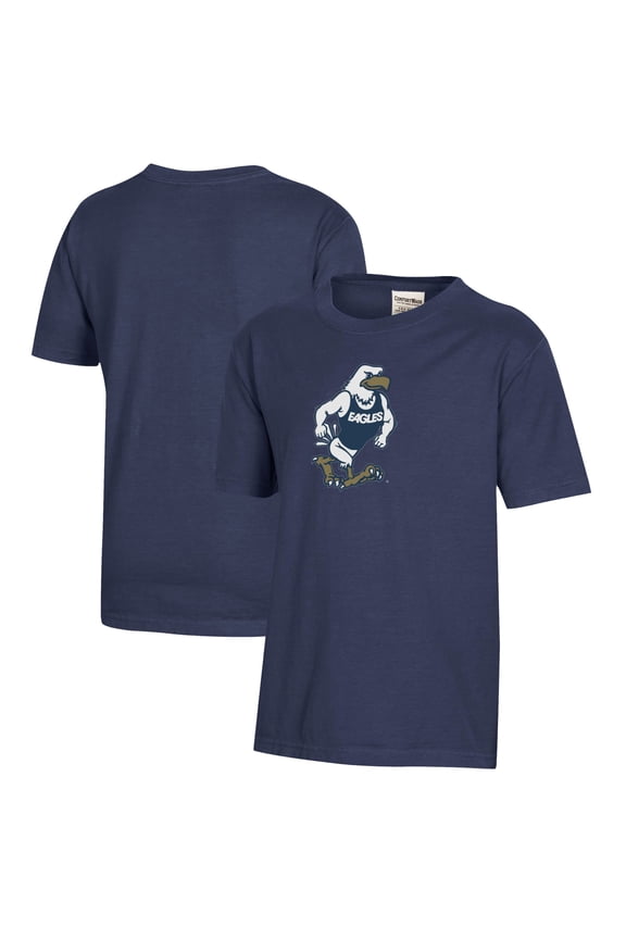 Youth  Heather Navy Georgia Southern Eagles Logo Comfort Wash T-Shirt