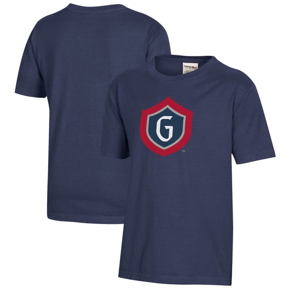 Youth Heather Navy Saint Mary's Gaels Logo Comfort Wash T-Shirt
