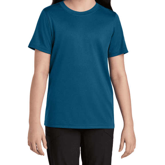 Youth Heather Performance T Shirt UPF50 Moisture Wicking Polyester PC390Y