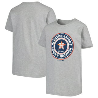 Outerstuff Preschool Houston Astros Orange/Heather Gray Groundout Baller Raglan T-Shirt & Shorts Set