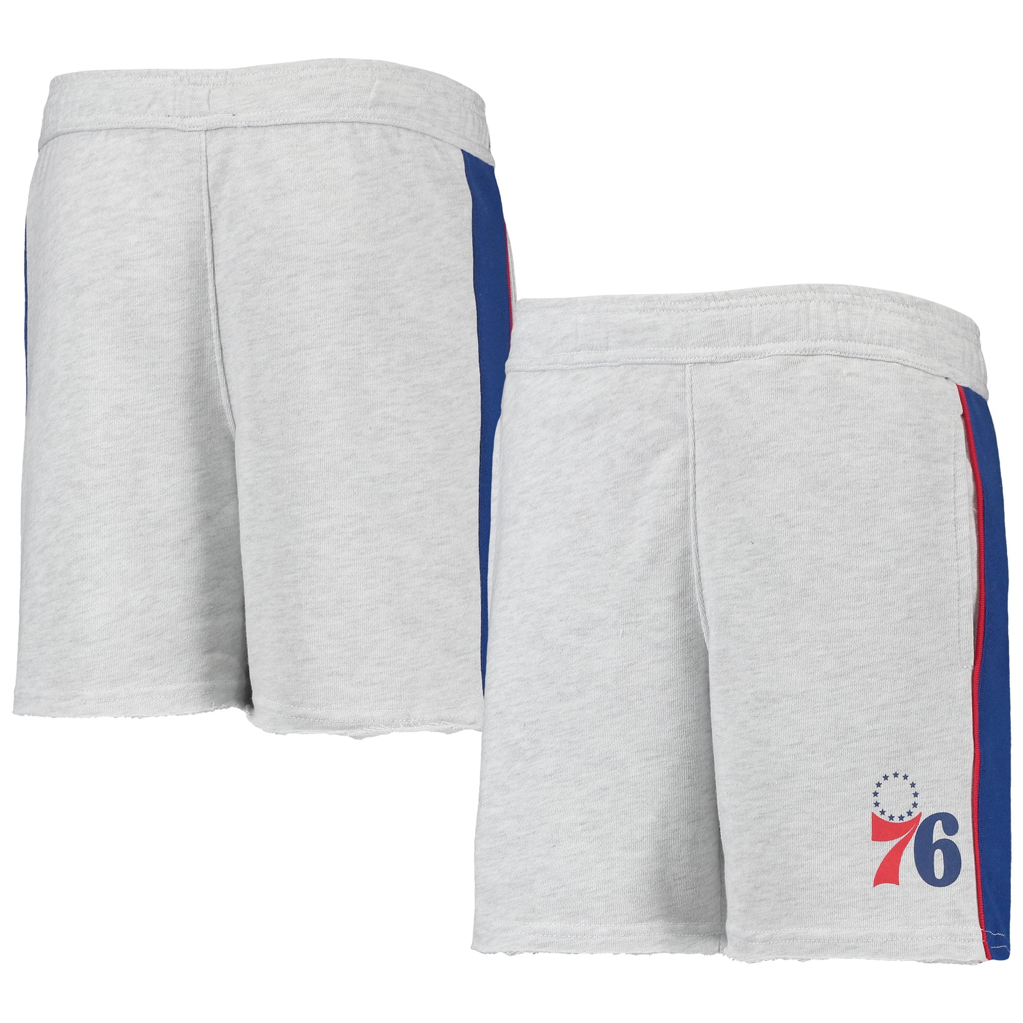 Youth Heathered Gray Philadelphia 76ers Wingback Shorts Walmart