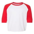 thumbnail image 1 of Youth Heavy Cotton™ 3/4-Raglan Sleeve T-Shirt, 1 of 5