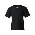thumbnail image 1 of Youth Heavy Cotton Multi Color T-Shirt Color Black X-Small Size, 1 of 4