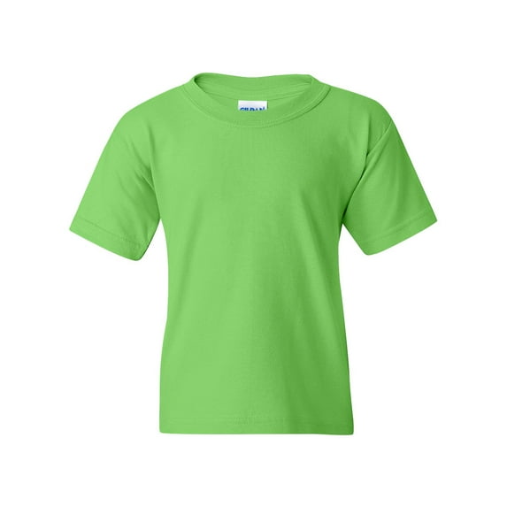Youth Heavy Cotton Multi Color T-Shirt Color Lime X-Small Size