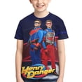 thumbnail image 1 of Youth Henry Danger T-Shirt 3d Printed Crewneck Graphic Short Sleeve Tees For Boys Girls, 1 of 7