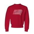 thumbnail image 1 of Youth Hockey Sticks & Pucks American Flag Crewneck Sweatshirt, 1 of 1