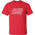 thumbnail image 1 of Youth Hockey Sticks & Pucks American Flag T-Shirt, 1 of 1
