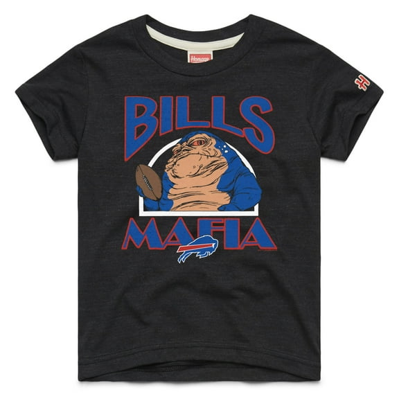 Youth Homage Black Buffalo Bills Star Wars x NFL Tri-Blend T-Shirt
