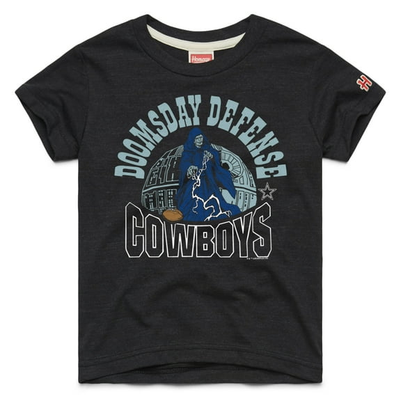 Youth Homage Black Dallas Cowboys Star Wars x NFL Tri-Blend T-Shirt
