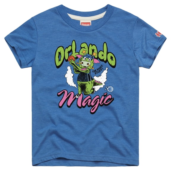 Youth Homage  Blue Orlando Magic The Right Stuff Tri-Blend T-Shirt