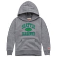thumbnail image 1 of Youth Homage  Gray Seattle Seahawks Gridiron Tri-Blend Hoodie, 1 of 1