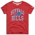thumbnail image 1 of Youth Homage  Red Buffalo Bills Arch Tri-Blend T-Shirt, 1 of 1