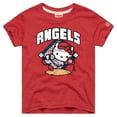 thumbnail image 1 of Youth Homage  Red Los Angeles Angels Hello Kitty x MLB Tri-Blend T-Shirt, 1 of 1
