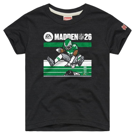 Youth Homage Saquon Barkley Charcoal Philadelphia Eagles EA Sports T-Shirt