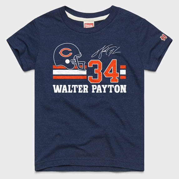 Signature Service Rba Youth Homage Walter Payton Navy Chicago Bears Remix Signature Tri-Blend ...